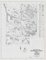 Piscataquis County - Section 37 - Baxter State Park, Mt. Katahdin, Chesuncook Lake, Wels, Maine State Atlas 1961 to 1964 Highway Maps